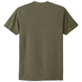 Military Green back - Next Level Apparel Adult CVC Tee