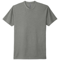 Stone Gray front - Next Level Apparel Adult CVC Tee