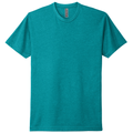 Teal front - Next Level Apparel Adult CVC Tee