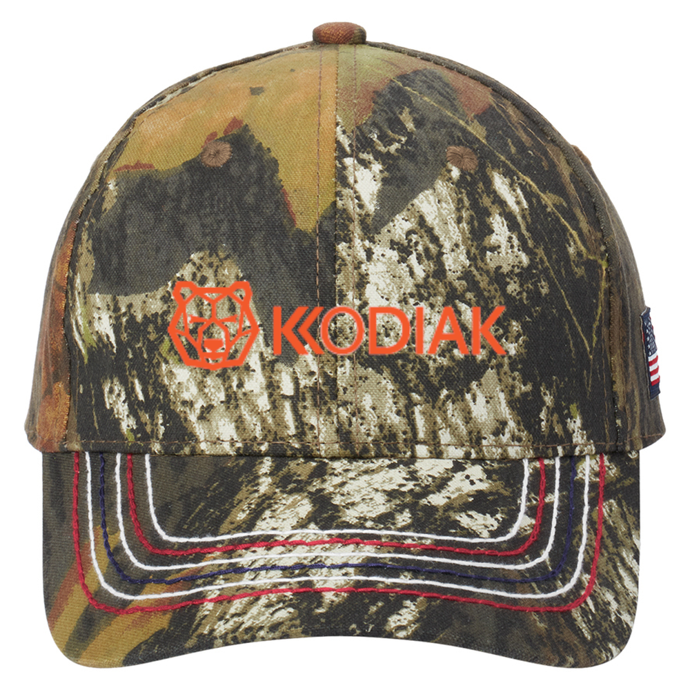 Kodiak Port Authority® Americana Contrast Stitch Camouflage Cap