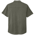 Drive Green Heather back - OGIO Gravitate Full-Button Polo