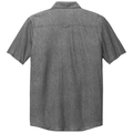 Blacktop Heather back - OGIO Extend Short Sleeve Button-Up
