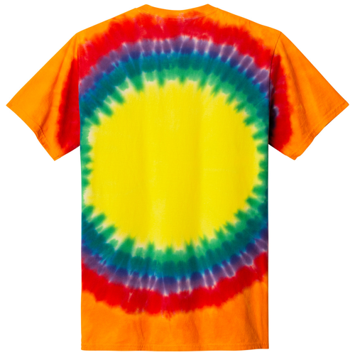 Rainbow back - Port & Co Window Tie-Dye Tee PC149