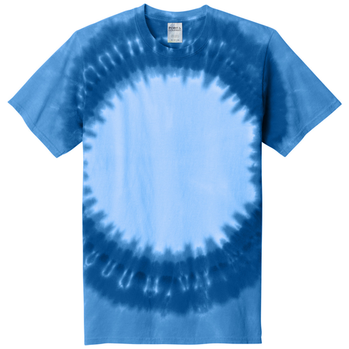 Royal front - Port & Co Window Tie-Dye Tee PC149