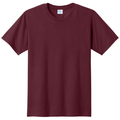 Athletic Maroon front - Port & Co Fan Favorite Tee