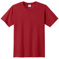 Athletic Red front - Port & Co Fan Favorite Tee