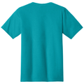 Bright Aqua back - Port & Co Fan Favorite Tee