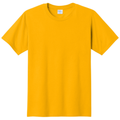 Bright Gold front - Port & Co Fan Favorite Tee