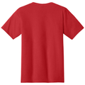 Bright Red back - Port & Co Fan Favorite Tee