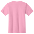 Candy Pink back - Port & Co Fan Favorite Tee