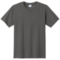 Charcoal front - Port & Co Fan Favorite Tee