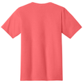 Coral back - Port & Co Fan Favorite Tee