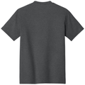 Dark Heather Grey back - Port & Co Fan Favorite Tee