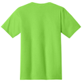 Flash Green back - Port & Co Fan Favorite Tee