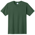 Forest Green front - Port & Co Fan Favorite Tee