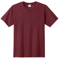 Garnet front - Port & Co Fan Favorite Tee