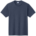 Heather Navy front - Port & Co Fan Favorite Tee