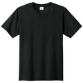Jet Black front - Port & Co Fan Favorite Tee