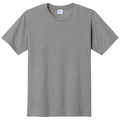 Medium Grey front - Port & Co Fan Favorite Tee