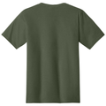Olive back - Port & Co Fan Favorite Tee