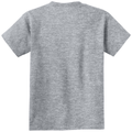 Athletic Heather back - Port & Co Youth Core Cotton Tee