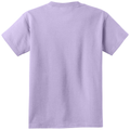 Lavender back - Port & Co Youth Core Cotton Tee