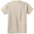 Light Sand back - Port & Co Youth Core Cotton Tee