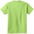 Lime back - Port & Co Youth Core Cotton Tee