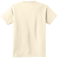 Natural back - Port & Co Youth Core Cotton Tee