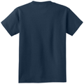 Navy back - Port & Co Youth Core Cotton Tee
