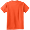 Orange back - Port & Co Youth Core Cotton Tee