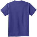 Purple back - Port & Co Youth Core Cotton Tee