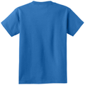 Royal back - Port & Co Youth Core Cotton Tee