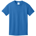 Royal front - Port & Co Youth Core Cotton Tee