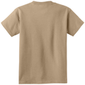 Sand back - Port & Co Youth Core Cotton Tee