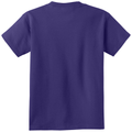Team Purple back - Port & Co Youth Core Cotton Tee