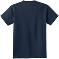 True Navy back - Port & Co Youth Core Cotton Tee