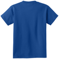 True Royal back - Port & Co Youth Core Cotton Tee