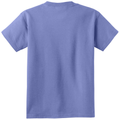 Violet back - Port & Co Youth Core Cotton Tee