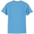 Aquatic Blue back - Port & Co Core Blend Tee