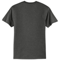 Black Heather back - Port & Co Core Blend Tee