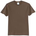 Brown front - Port & Co Core Blend Tee
