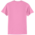 Candy Pink back - Port & Co Core Blend Tee