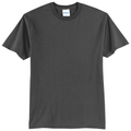 Charcoal front - Port & Co Core Blend Tee