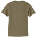 Coyote Brown back - Port & Co Core Blend Tee