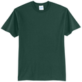 Dark Green front - Port & Co Core Blend Tee