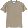 Desert Sand front - Port & Co Core Blend Tee