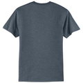 Heather Navy back - Port & Co Core Blend Tee
