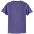 Heather Purple back - Port & Co Core Blend Tee