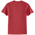 Heather Red back - Port & Co Core Blend Tee